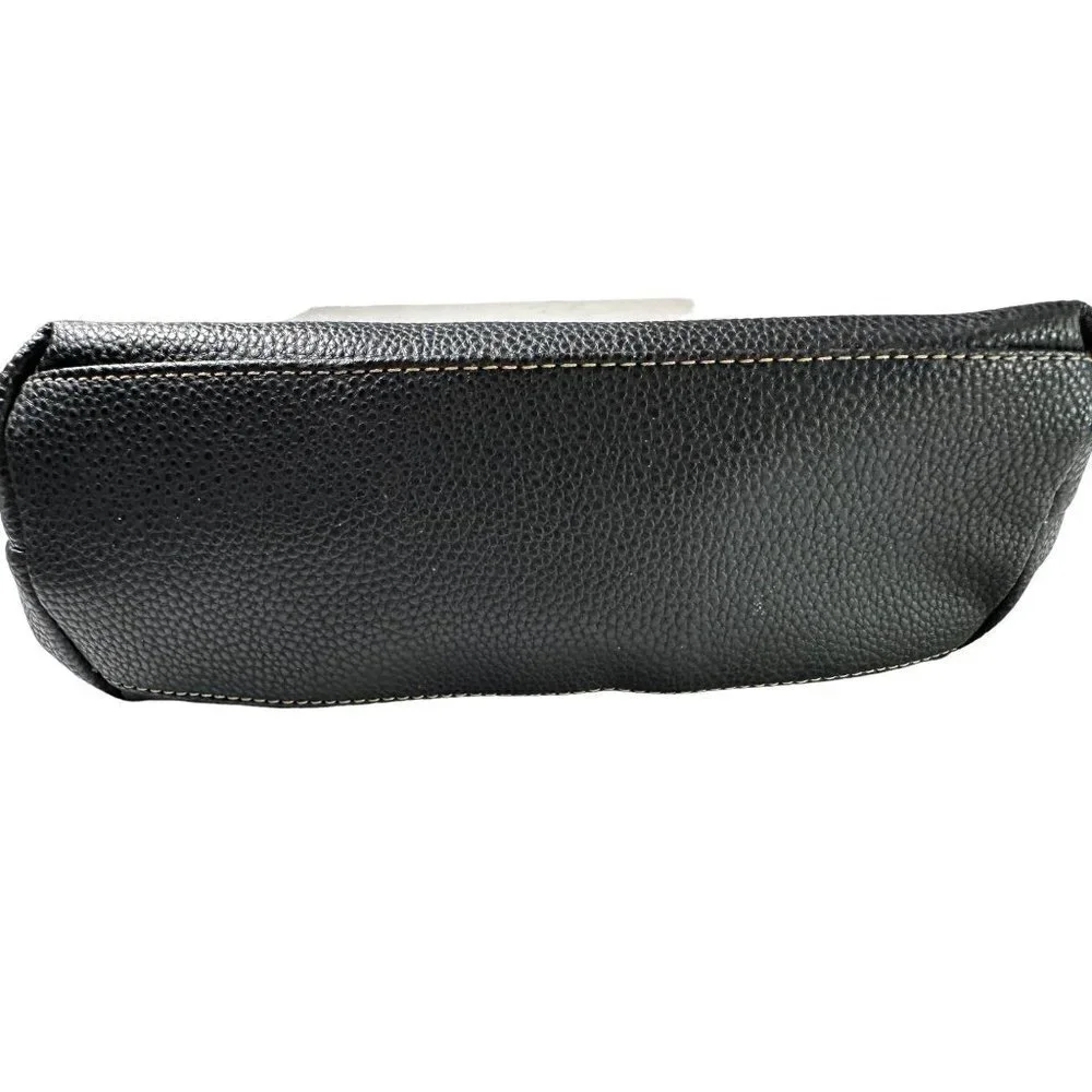 Stone Mountain black and bright floral shoulder bag